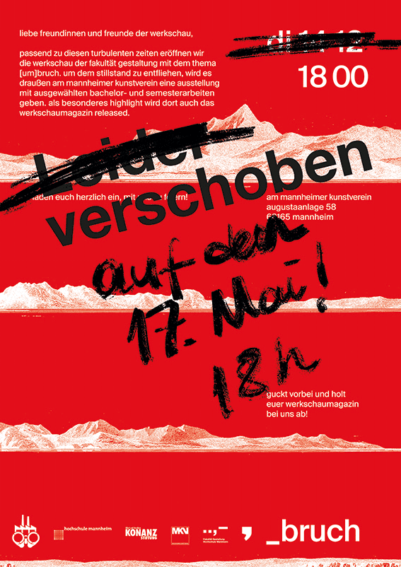 Plakat Werkschau Mannheim 2022