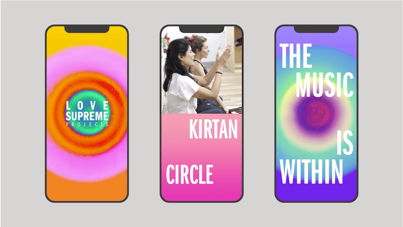 Mobile Branding für Love Supreme Projects
