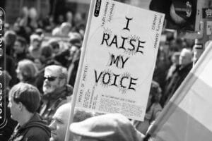 Voices of Protest Poster