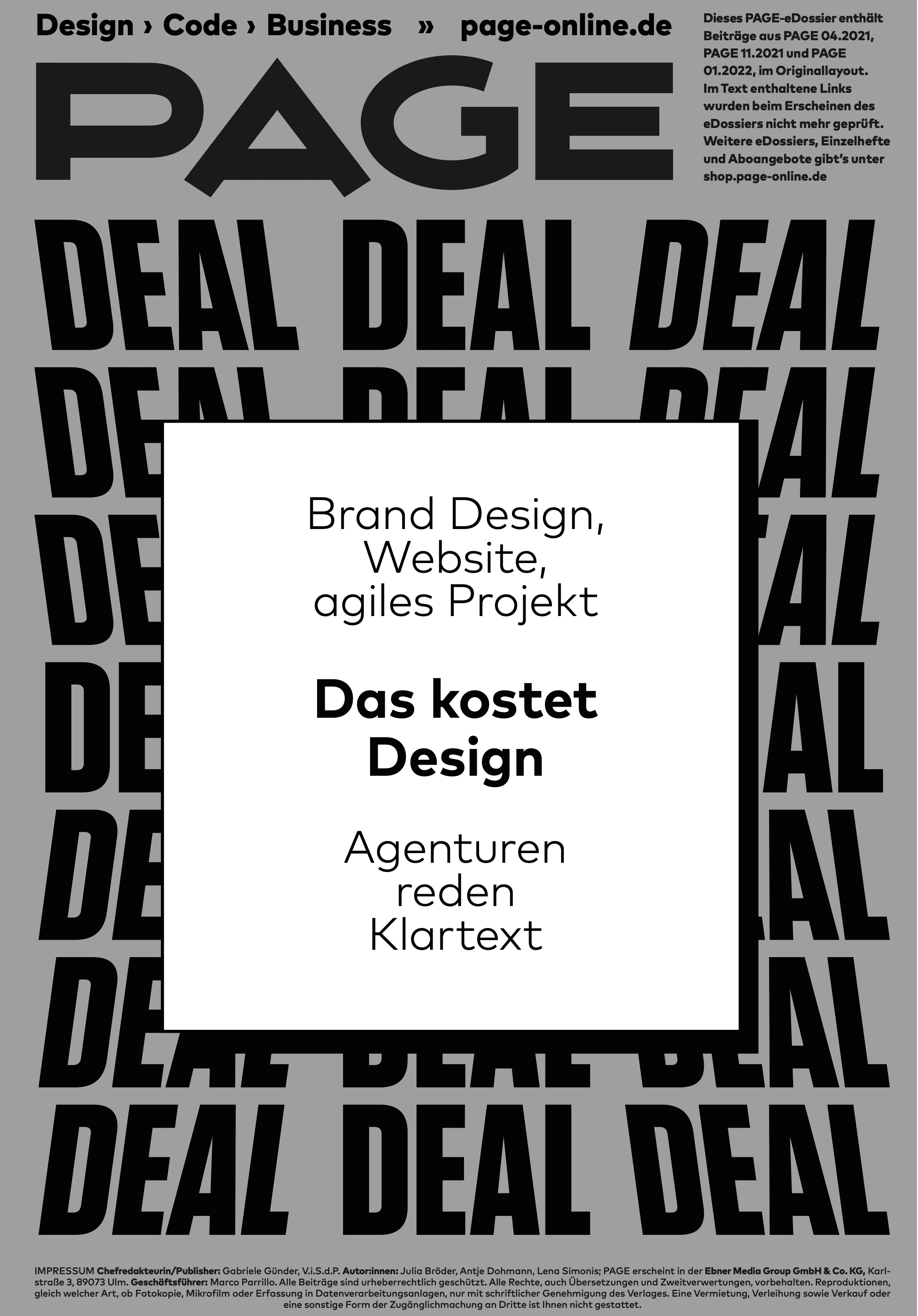 Produkt: eDossier: Das kostet Design