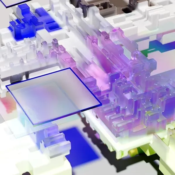 futuristisch anmutende 3D Visualisierung zeigt Elemente einer Platine
