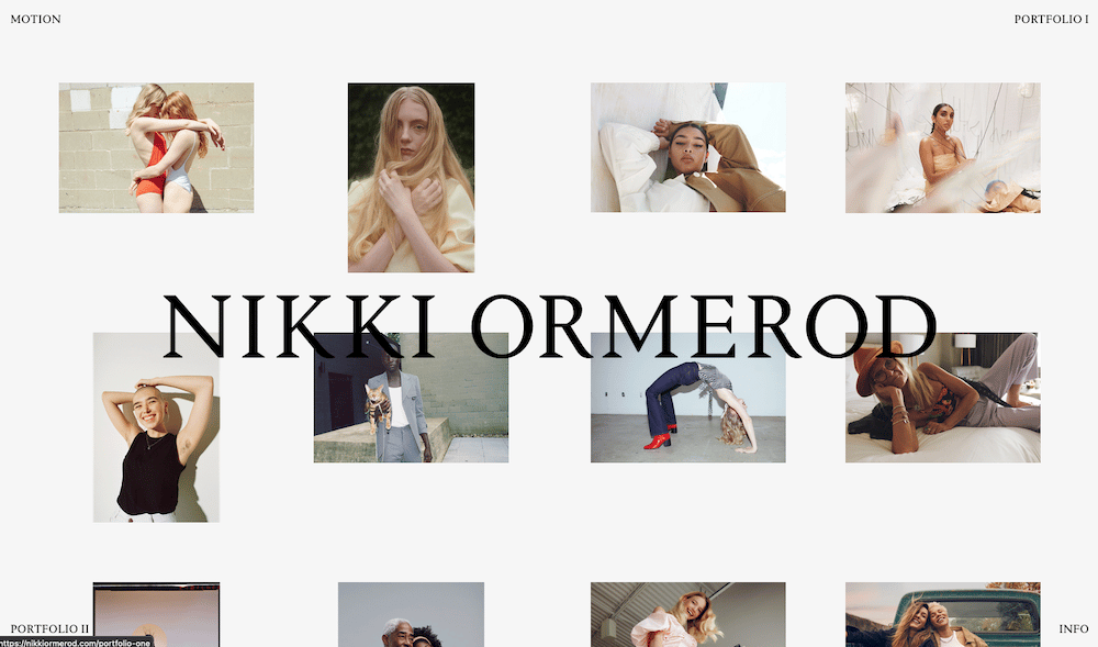 Nikki Ormerod - Portfolio made with Semplice