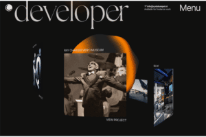 Website Builder Web GL: Portfolio von Cyd Stumple