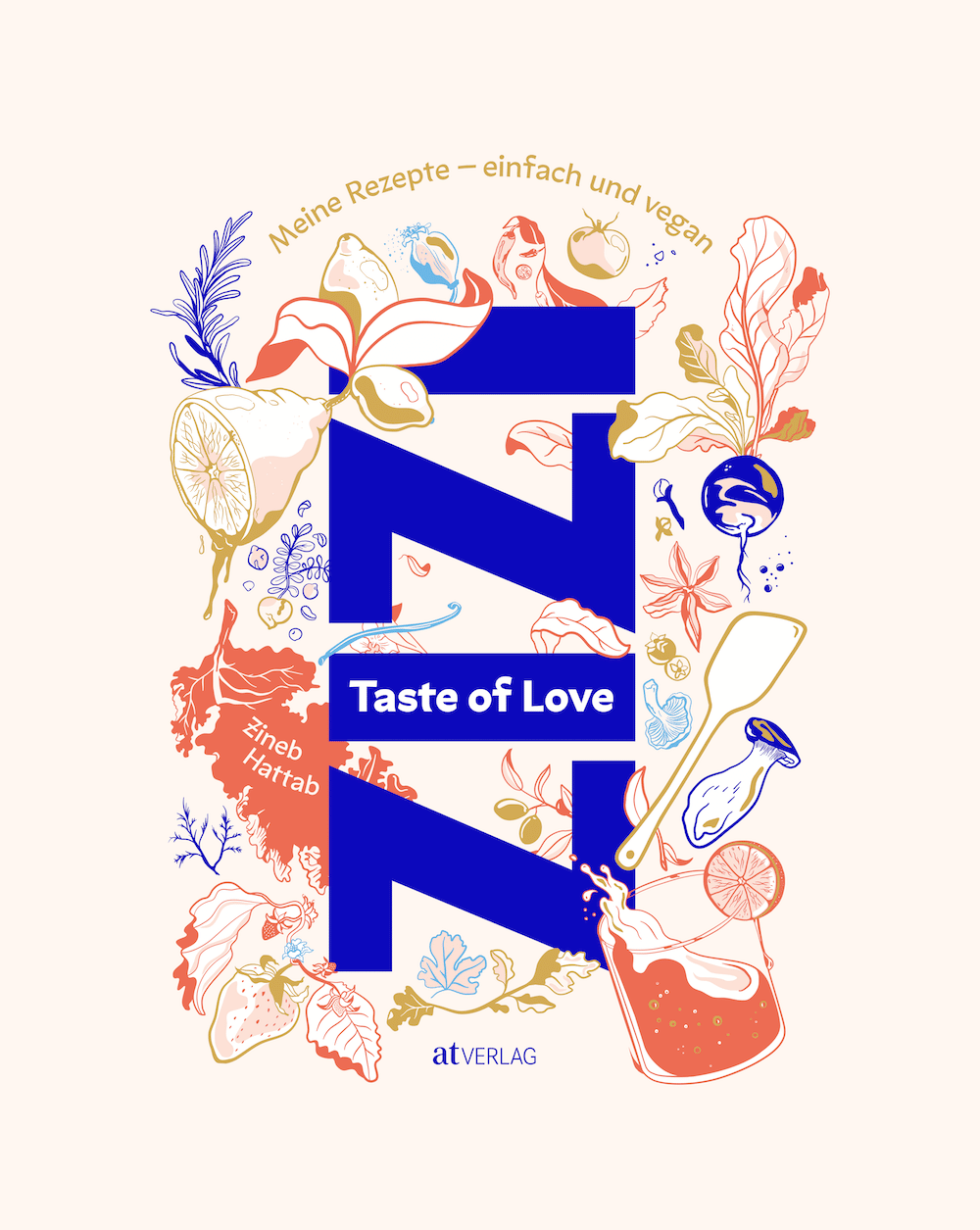 Kochbuchdesign: Taste of Love für Kochbuchpreis nominiert, Cover
