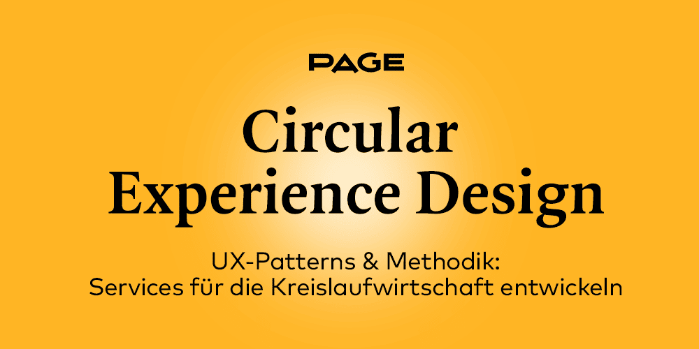 Webinar über Circular Experience Design mit Peter Post