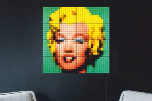 Leuchtende Pixel-Panels für die Wanddekoration