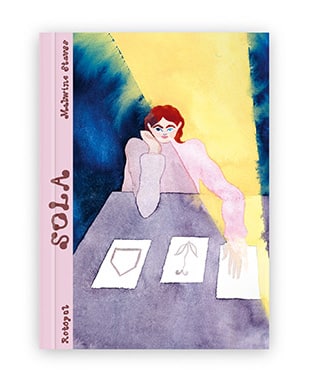 Das illustrierte Cover von Malwine Stauss´Buch Sola
