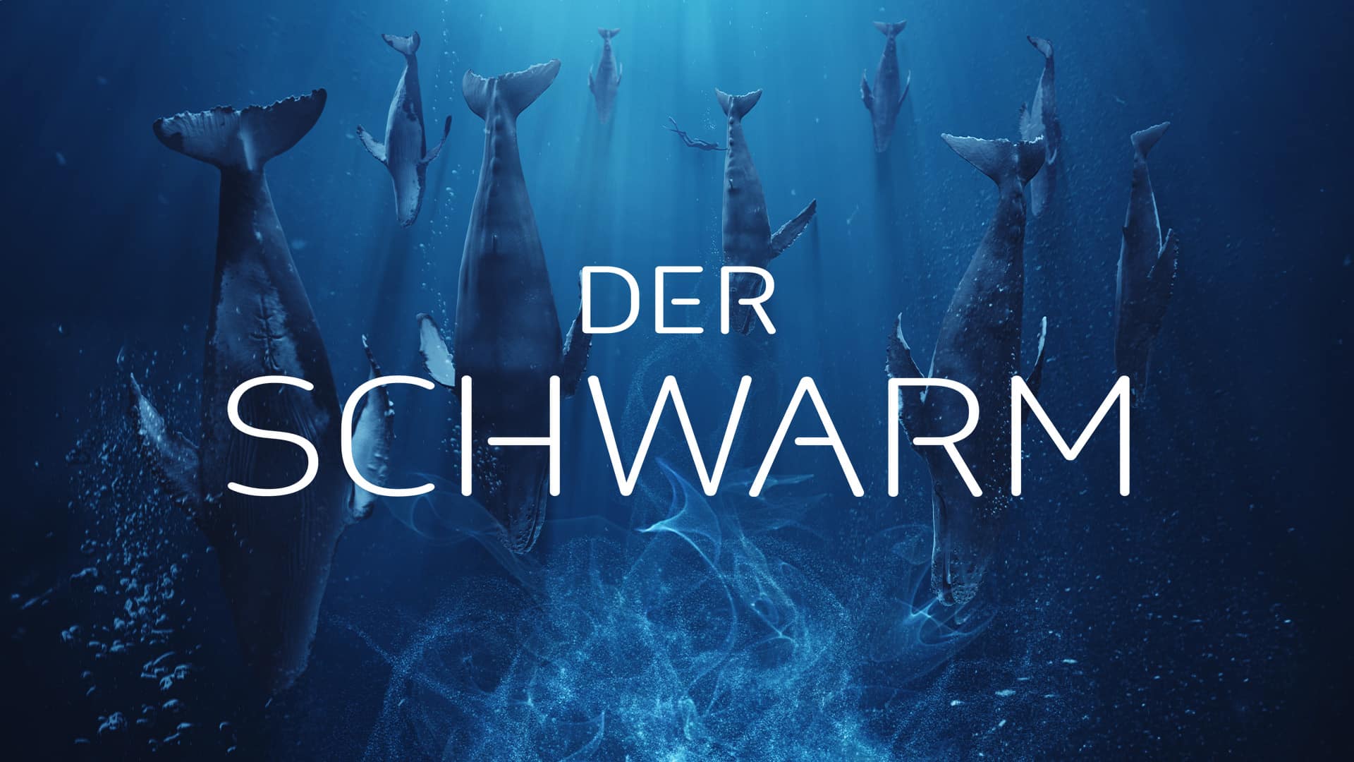 360°-Kampagne zum Serienstart von »Der Schwarm« von Serviceplan. Visual mit Orcas