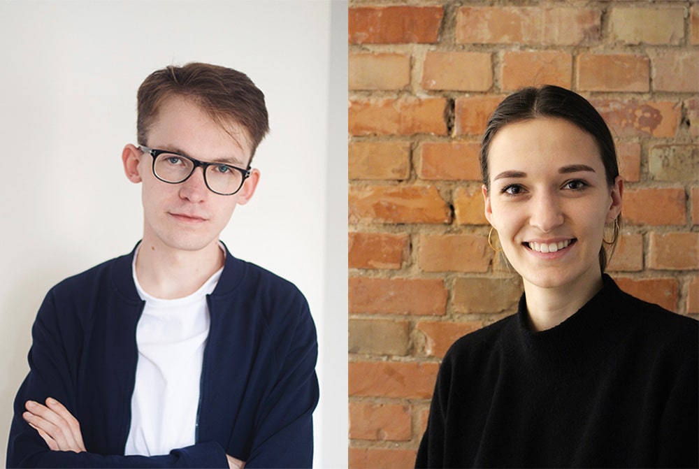 Design = Beratung: Portraitbilder von Mark Meyer (links) und Emily Jäger (rechts)
