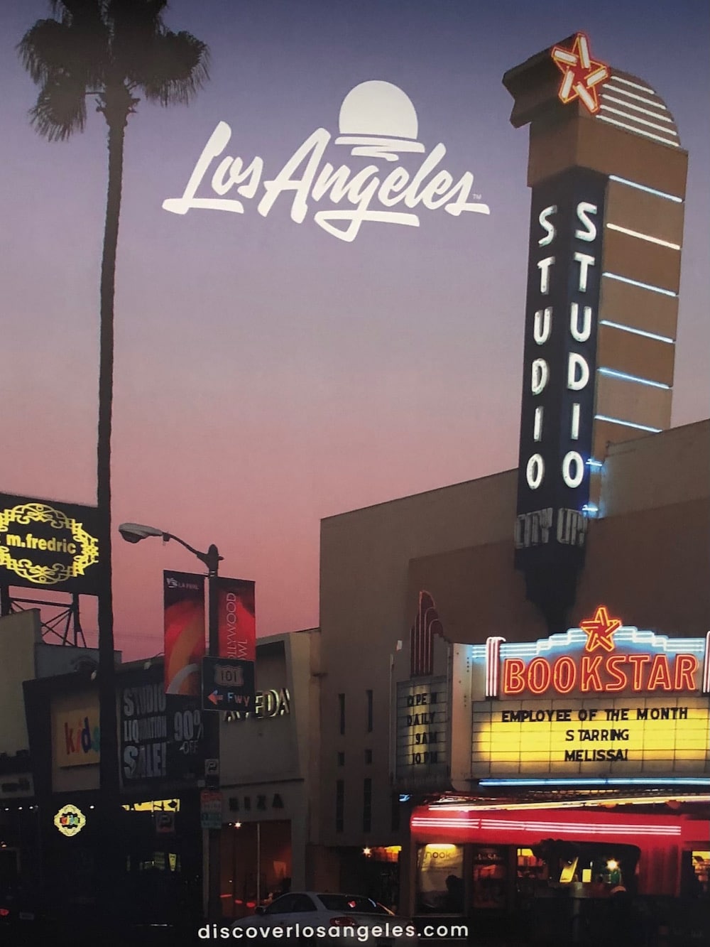Neues Logo für Los Angeles von Shepard Fairey und House Industries: Vor dem Kino