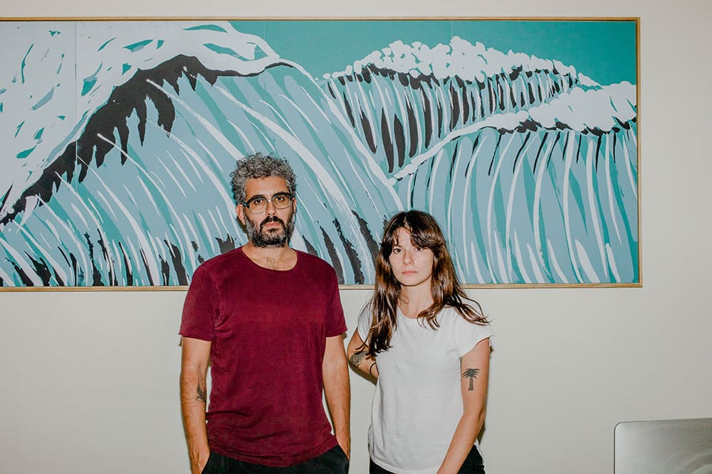 Portrait picture of Hatem Imam and Maya Moumne, the founders of Studio Safar
