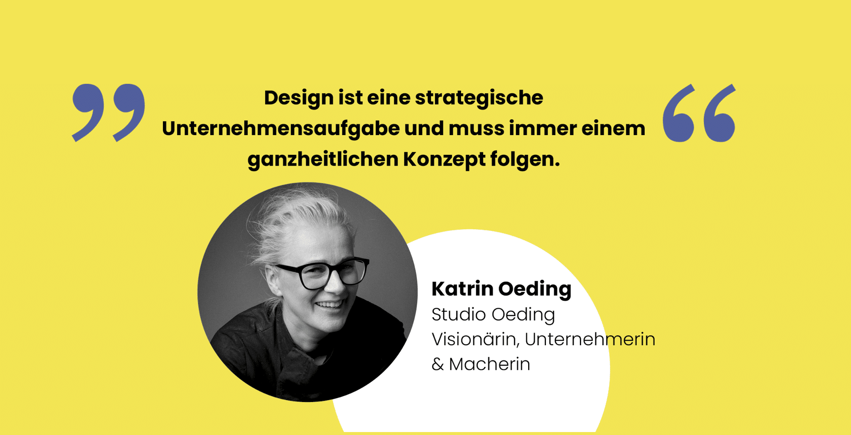 Katrin Oeding ist bei der neuen Designkonferenz in Hamburg dabei