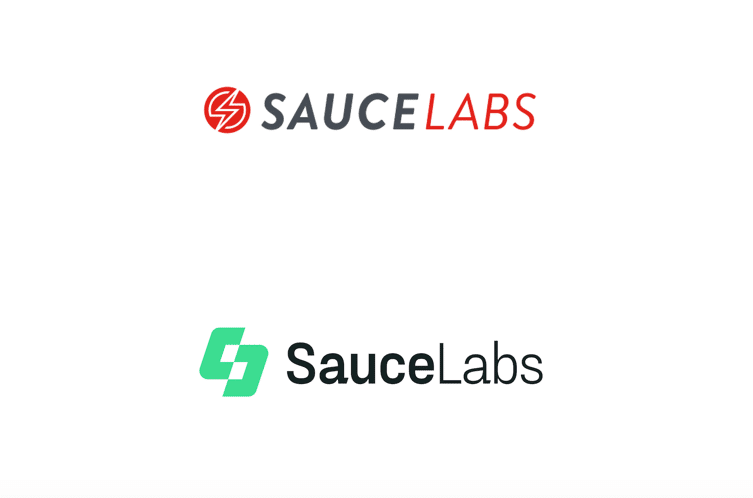 Das alte und das neue Logo von SauceLabs im Vergleich