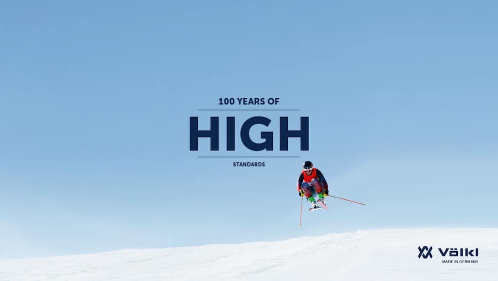Kampagne zum 100-jährigen Jubiläum von Völkl: 100 Years of High Standards