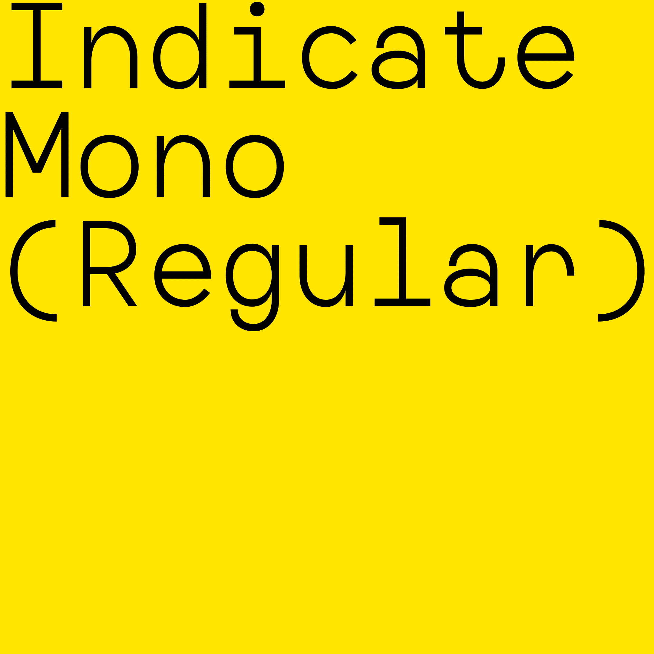 IndicateMono1
