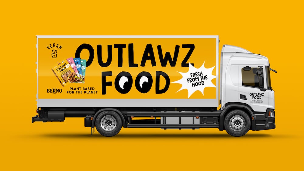 Outlawz Redesign: Schriftzug auf einem Truck