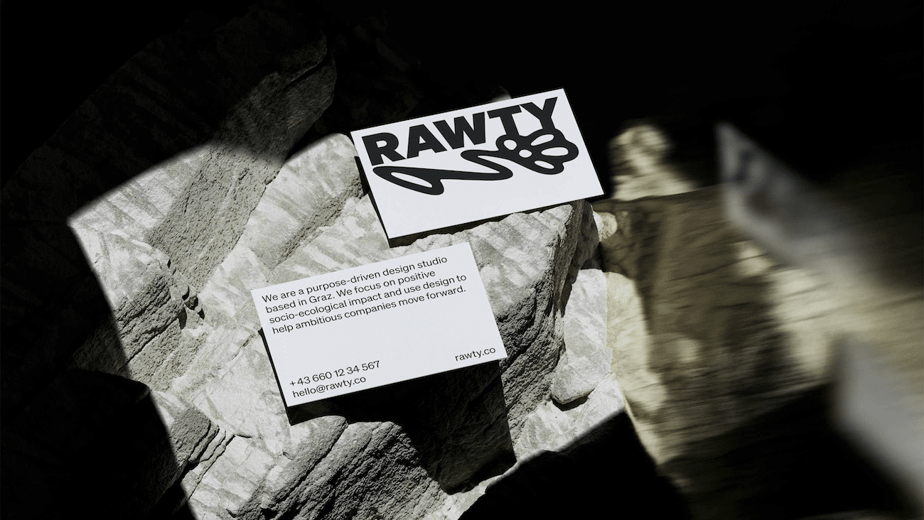 Visitenkarten-Design von Rawty aus Graz