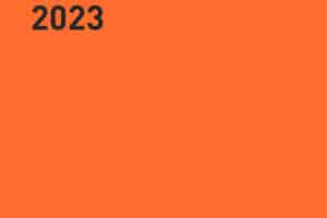 Schwarze Schrift auf orangenem Grund: be aware Designpreis für inklusive 2023