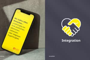 Redesign von Zeichen & Wunder für den Arbeitersamariterbund: Icon Integration