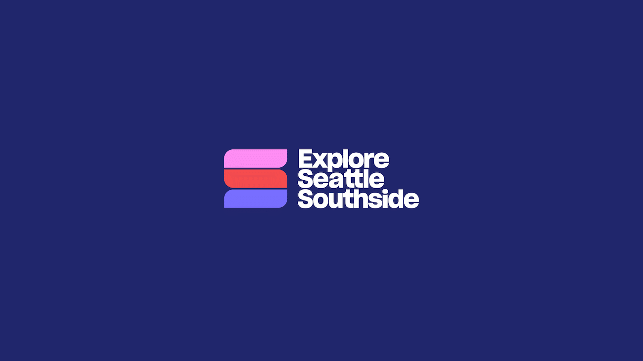Logodesign der Explore Seattle Southside Kampagne von 123w