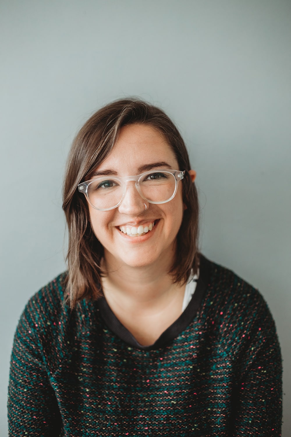 Porträtfoto von Brand Designerin Liz Mosley