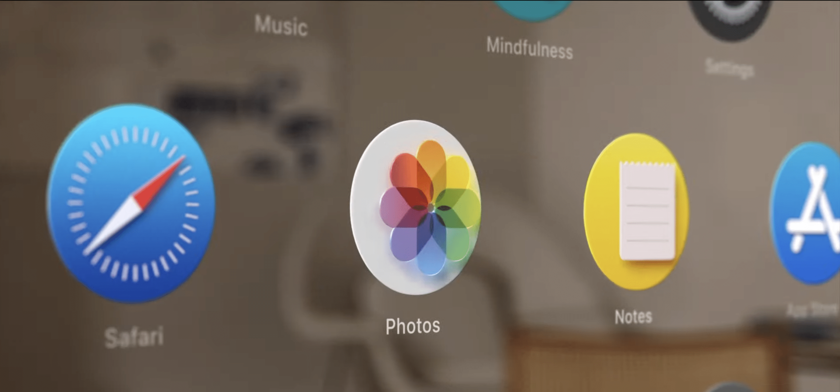 3D-App Icon Apple Vision Pro