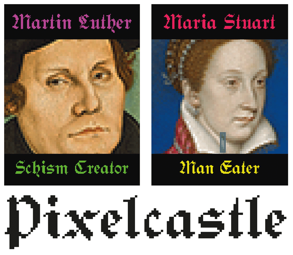 Pixel-Fraktur Puxelcastle von Leonhard Katschner