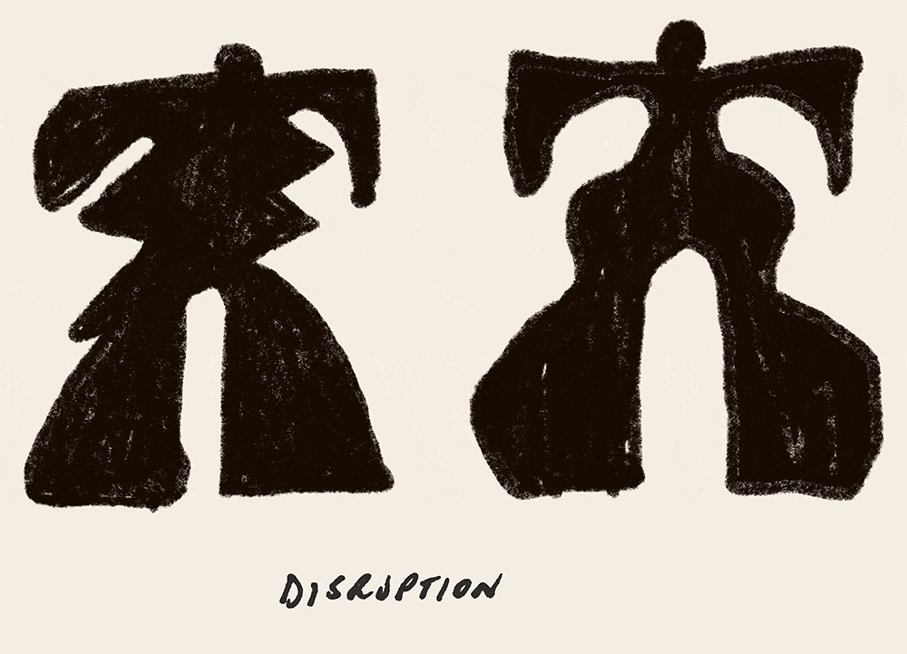 Figurenskizzen für das Rebranding von Be Equitable