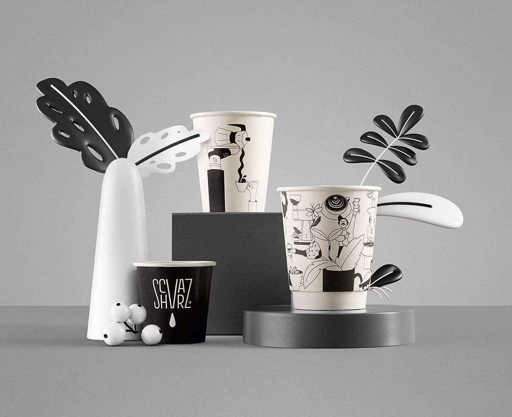 Die Packaging Designs von Studio B.O.B. – hier für eine neue Kaffeemarke – scheinen auch andere zu inspirieren. Die Grenze zum Ideenklau ist nicht immer klar, doch Lilly Friedeberg und Alessia Sistori haben einen Tipp.