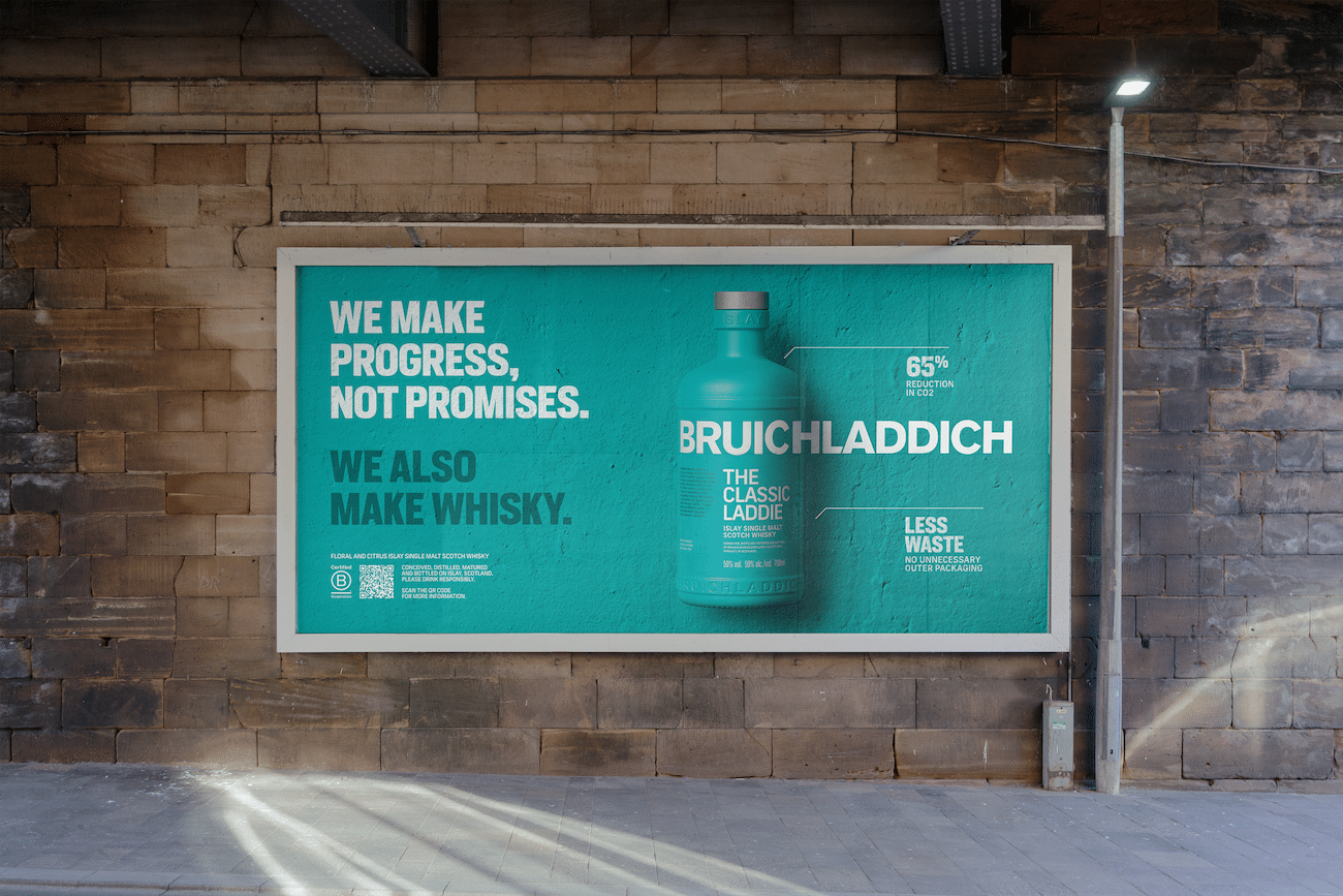 Bruichladdich OOH-Kampagne und Plakatdesign