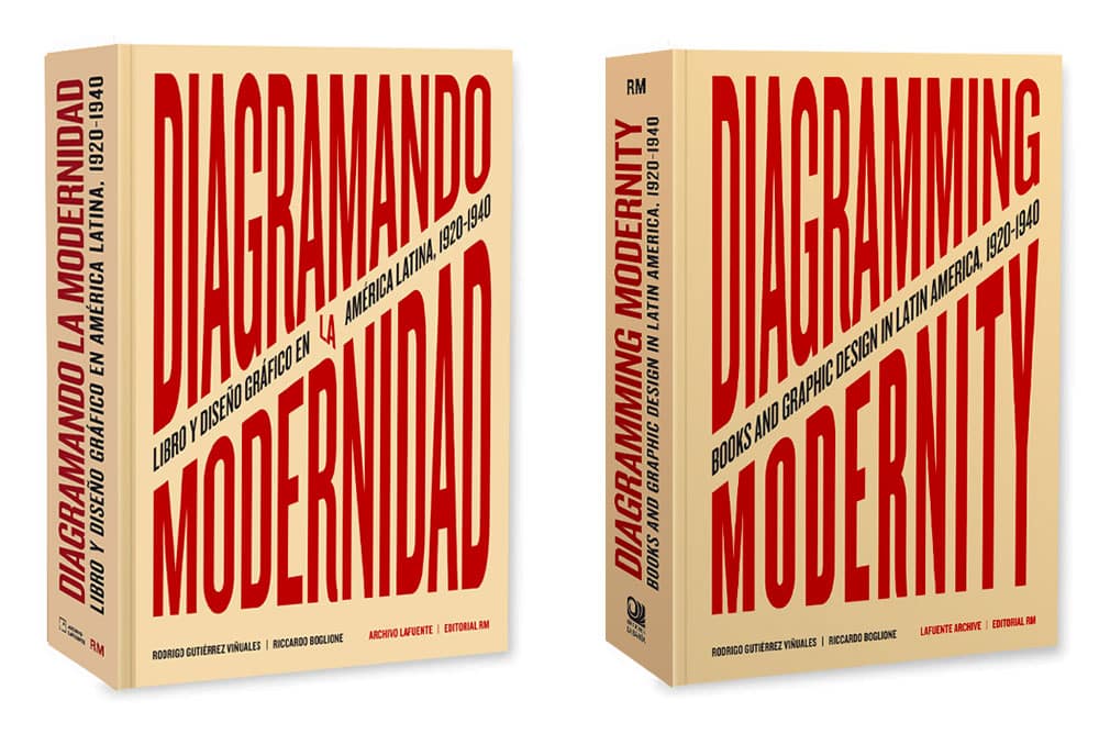 Grafikdesign aus Lateinamerika, Cover Diagramando la modernidad und Cover Diagramming Modernity