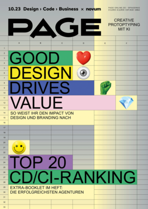 PAGE 10.2023 Titelthema: Good Design Drives Value