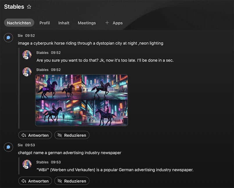 WebEx-Chat: "W&V is a German ad newspaper"