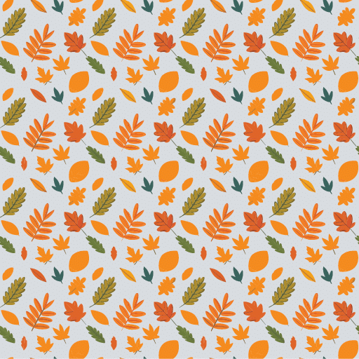 Ein Pattern aus Herbstblättern