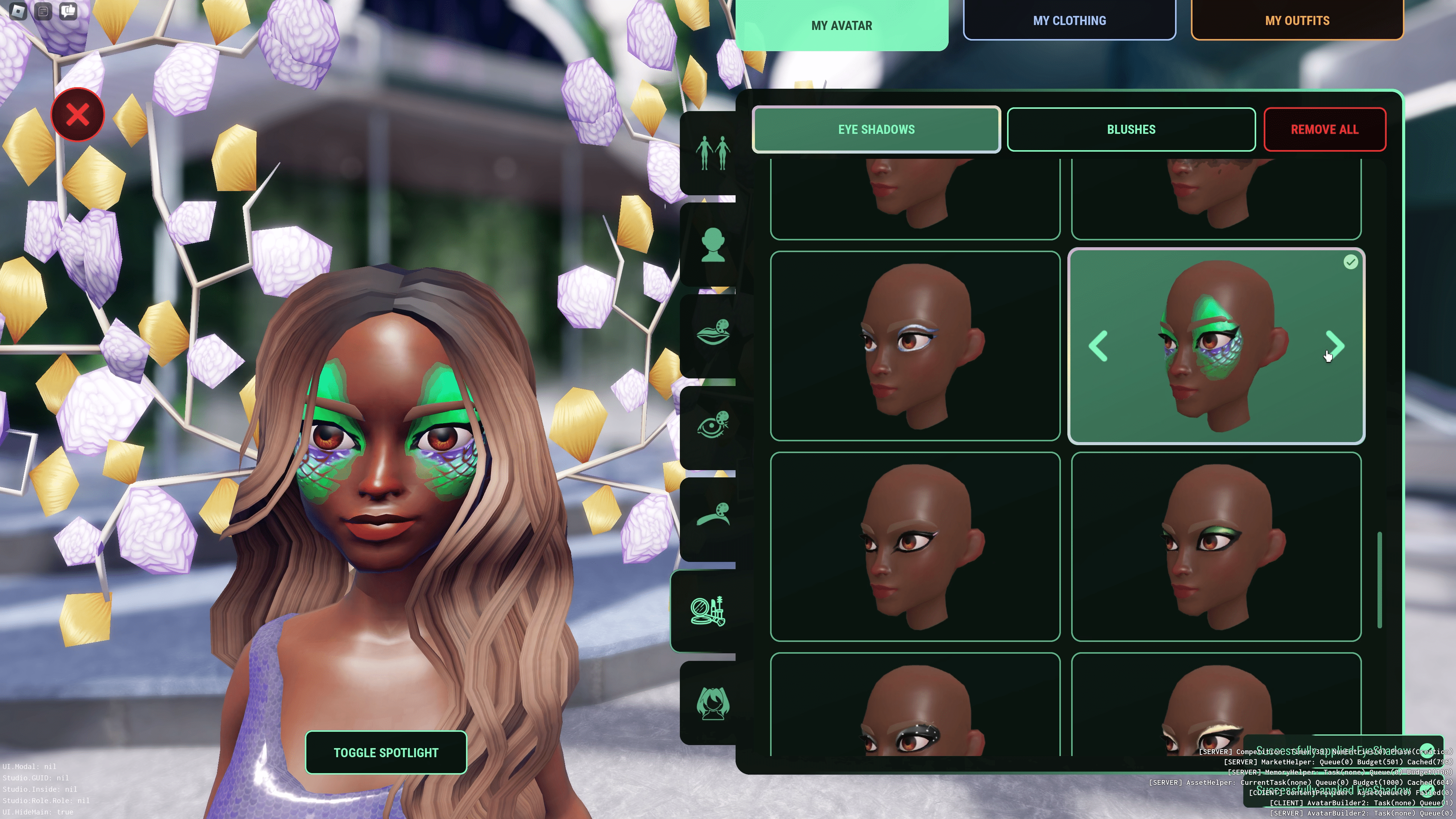 Make-Up Customizer in Roblox Screenshot
