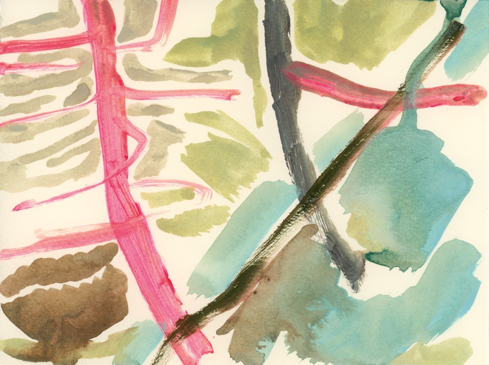 PAGE 11.2023 English Special Leanne Shapton, landscape in watercolors 