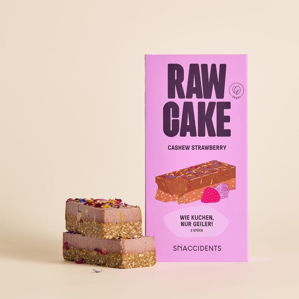 Studio Nikolai Dobreff, SNACCIDENTS, Packaging für Raw Cakes und Raw Donuts