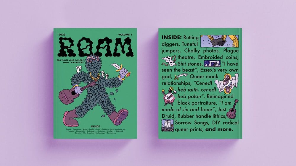 Fonts im Editorial Design, Magazin »ROAM« 