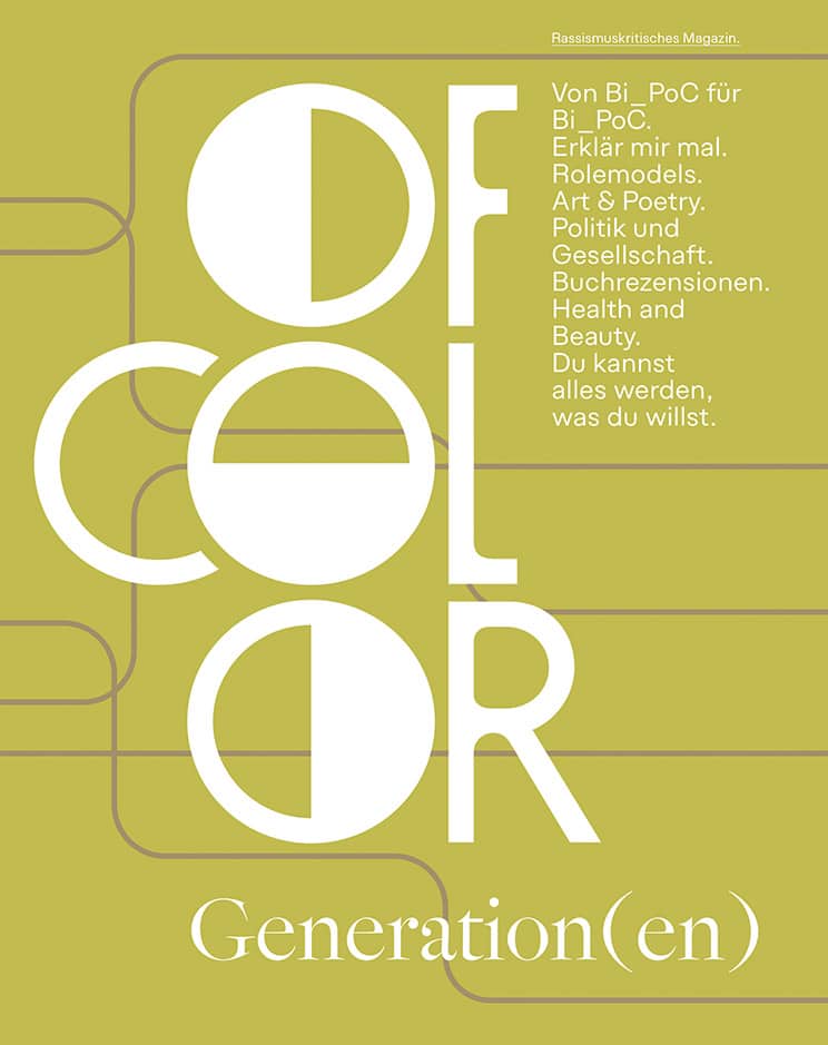 Fonts im Editorial Design, »Magazin of Color«