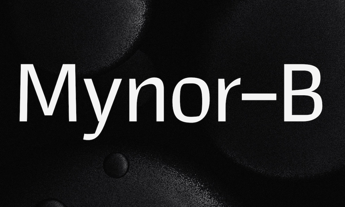 Mynor-B Typografie