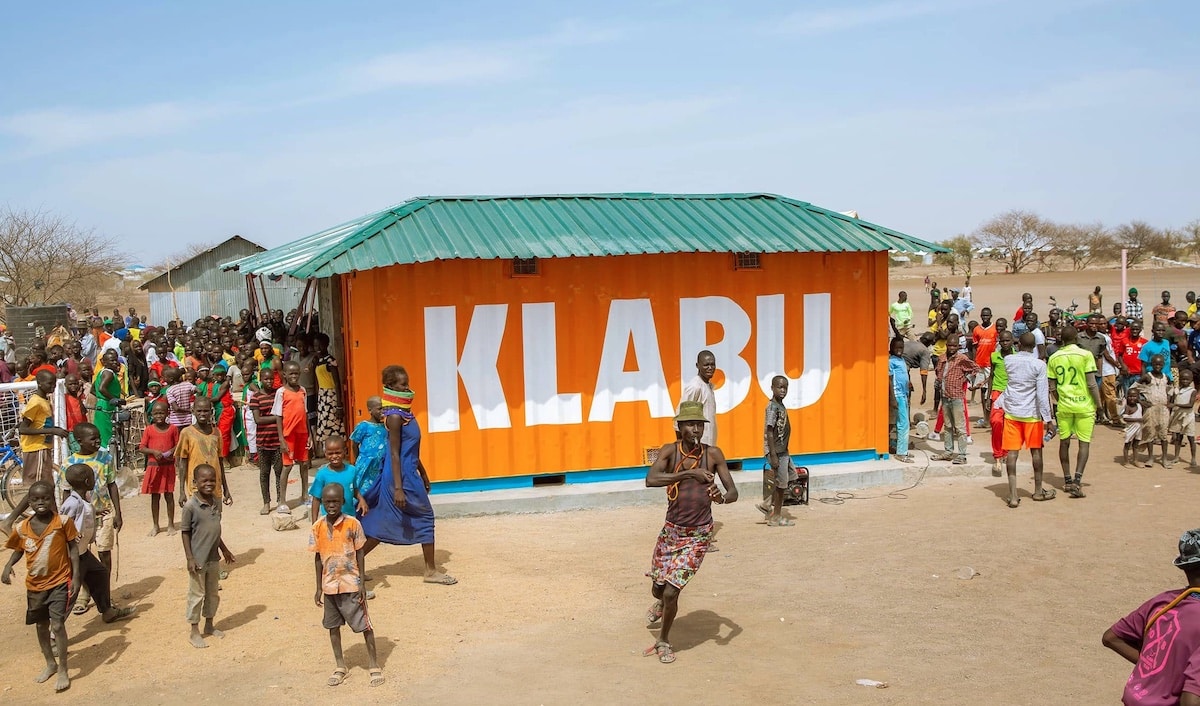 Kalobeyei Klubhaus in Kenia, gefördert durch Klabu