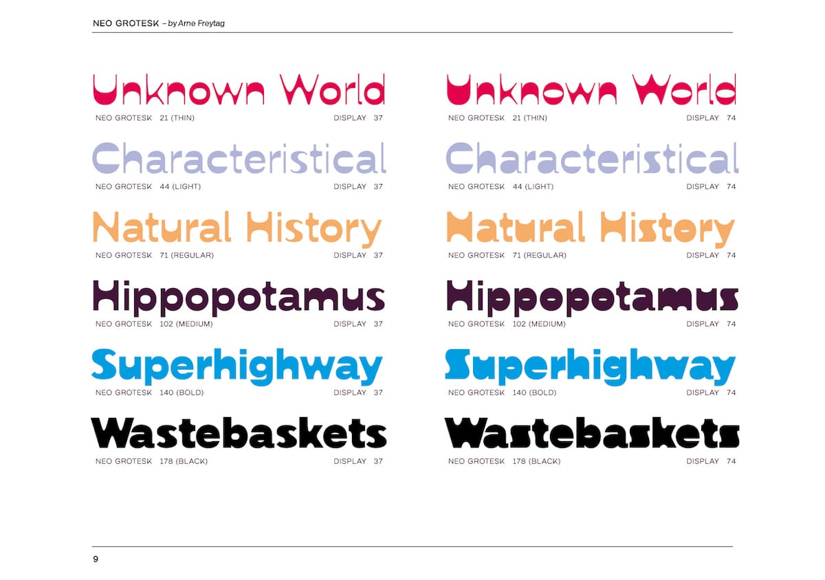 NeoGroteskSchnitteDisplay