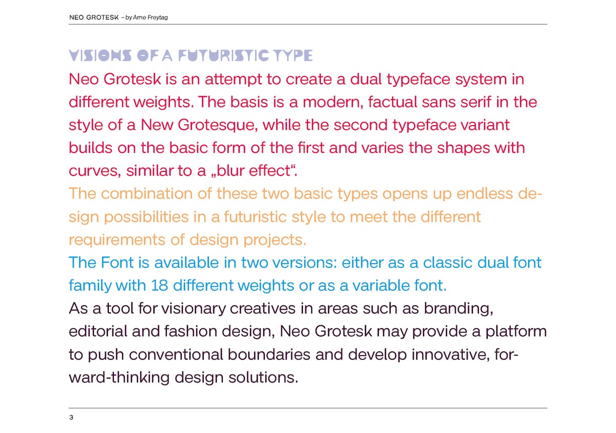 NeoGroteskTextsample