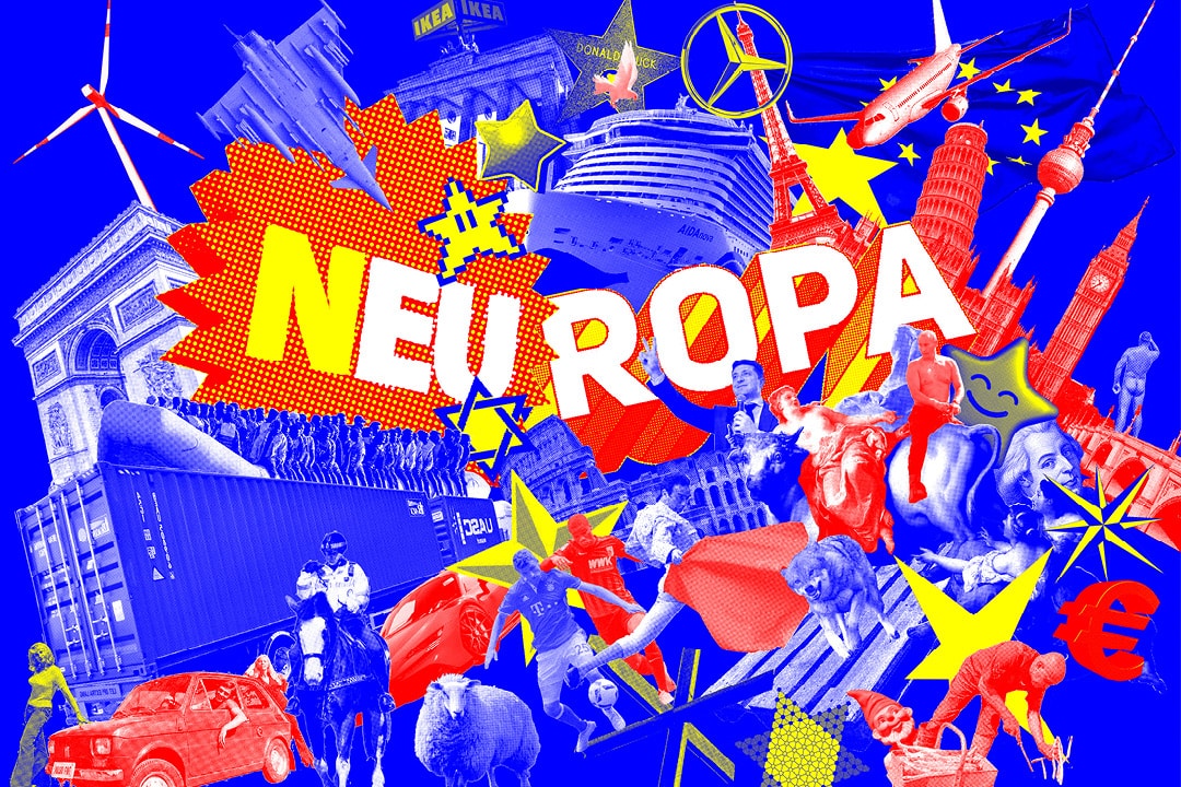 Key Visual schaubau – international summer school of design, Thema »Neuropa«