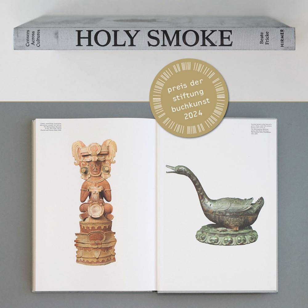 Holy Smoke: Das ist der Gewinner des Preises der Stiftung Buchkunst! Collage mit Cover und Innerem des Buches