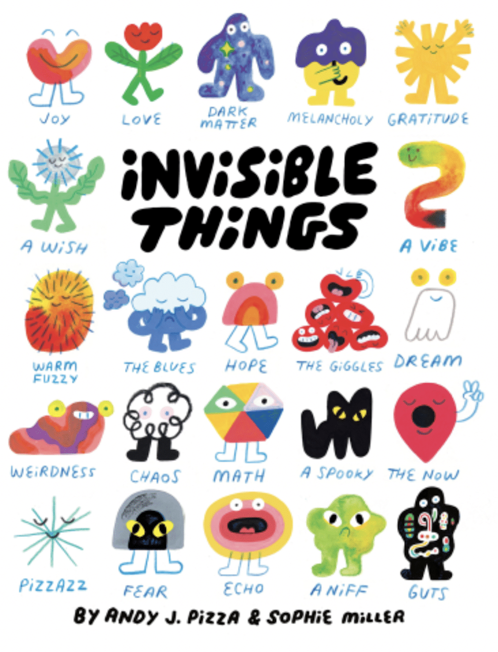 Aiga 50: Die besten Buchcover 2023, »Invisible Things«, Gestaltung: Jay Marvel, Illustrator: Andy J. Pizza