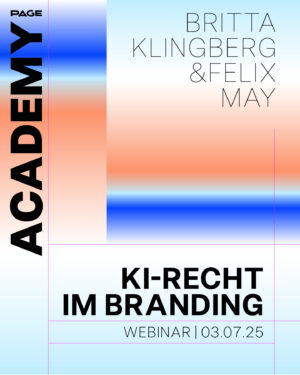 Alles, was ihr zum Thema KI-Recht in Branding und Design wissen müsst, erfahrt ihr in unserem Webinar