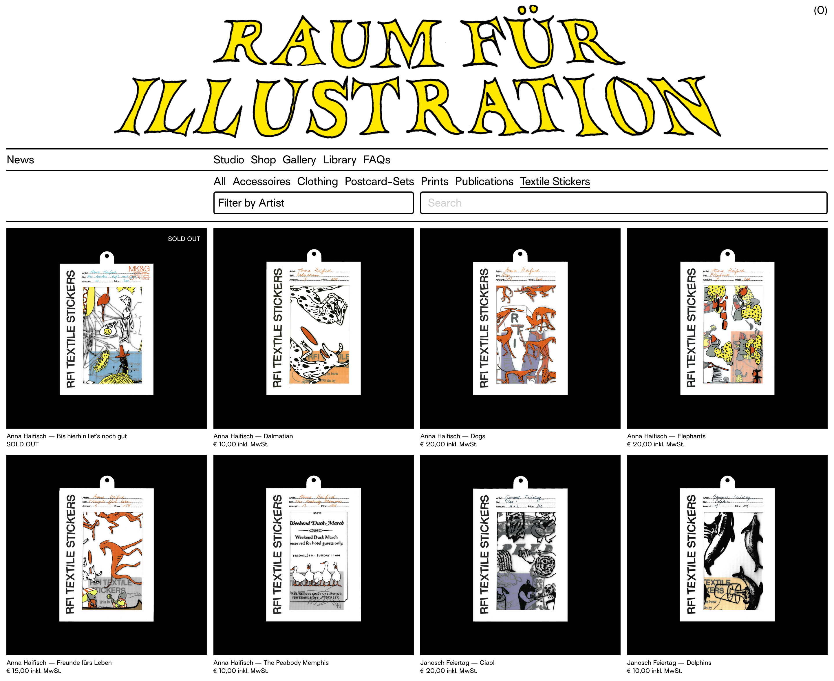 Screenshot Raum Für Illustration Textilsticker