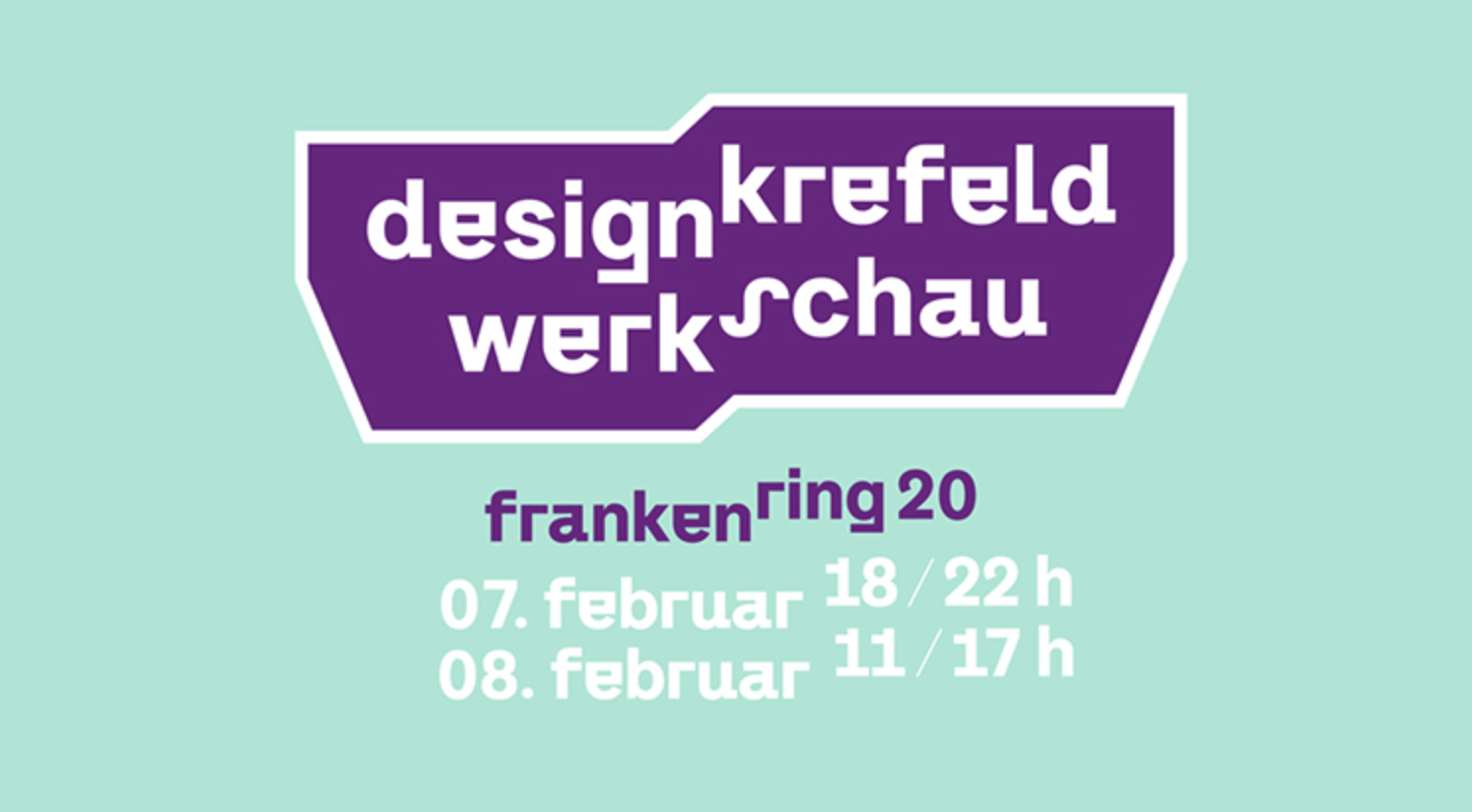 Key Visual designkrefeld werkschau Wintersemester 2024/2025