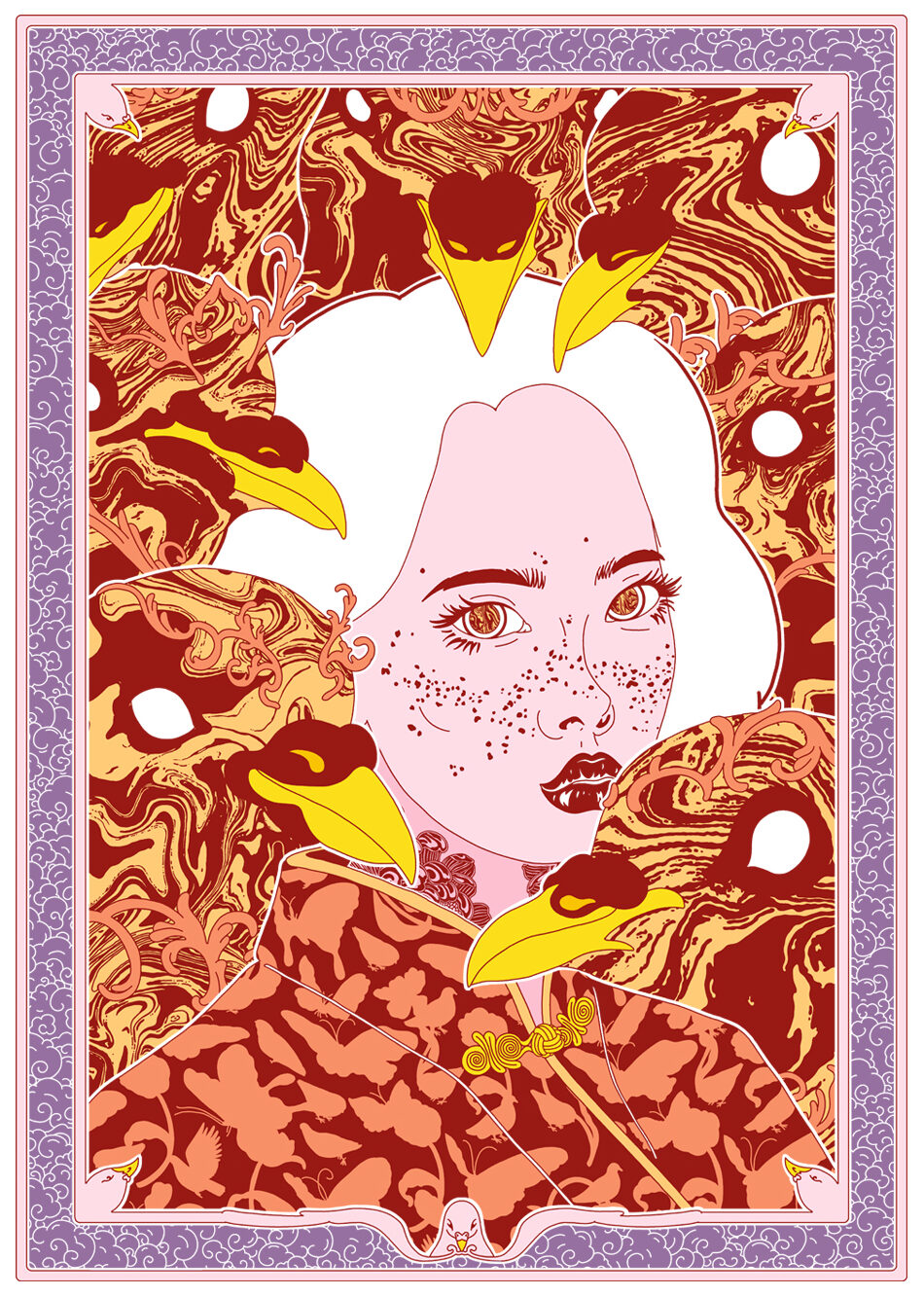 Porträt der Woche: Cuong Bui Manh, Illustration Taube